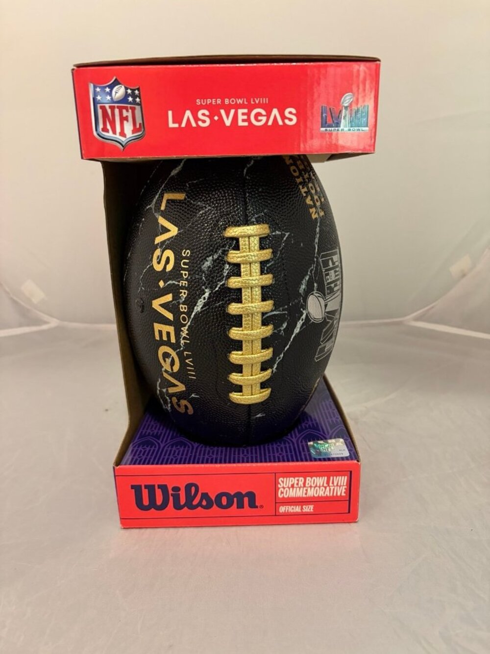 Wilson Las Vegas NFL Super Bowl LVIII Commemorative Football official size